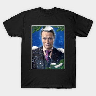 Winter Holiday Hannibal Portrait T-Shirt